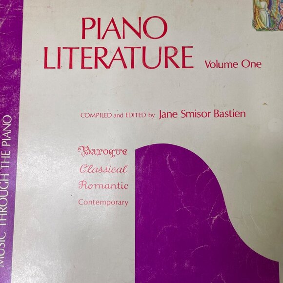 Piano Literature Sheet Music Volume One Jane Smisor Bastien 1966 Vintage u - Picture 2 of 9